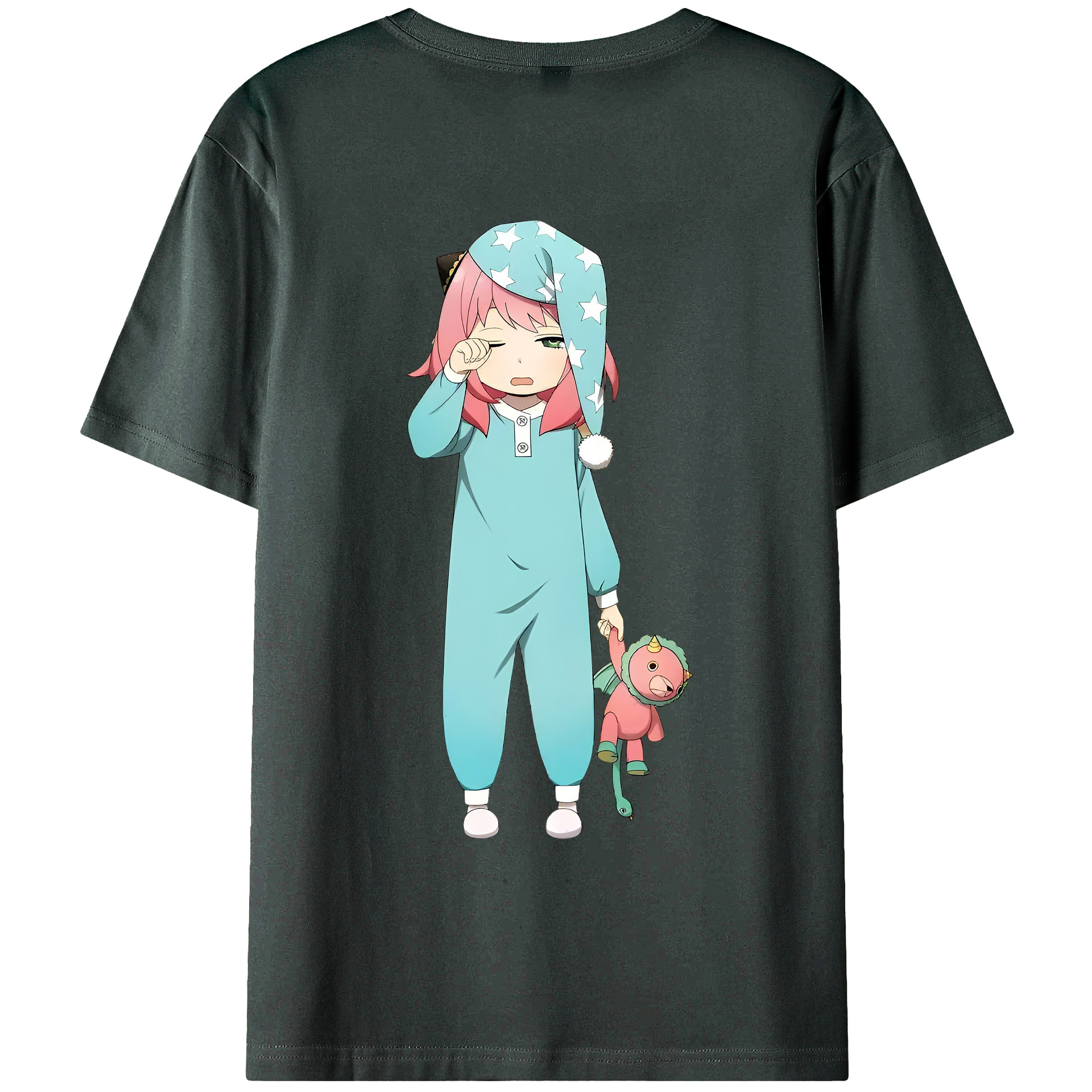 （画像用） SPY×FAMILY间谍家家酒 綿100％ メンズ半袖Tシャツ（バックプリント） 通気性